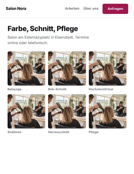 Entwurf für Salon