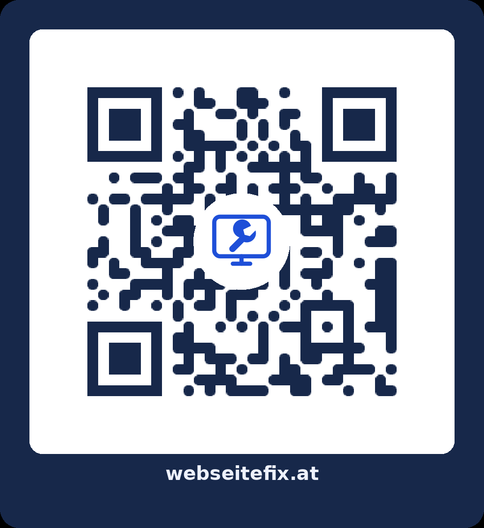 QR-Stil Dunkel: helles QR-Fenster auf dunkler Nacht-Karte, geeignet für Firmenauto oder Schaufenster